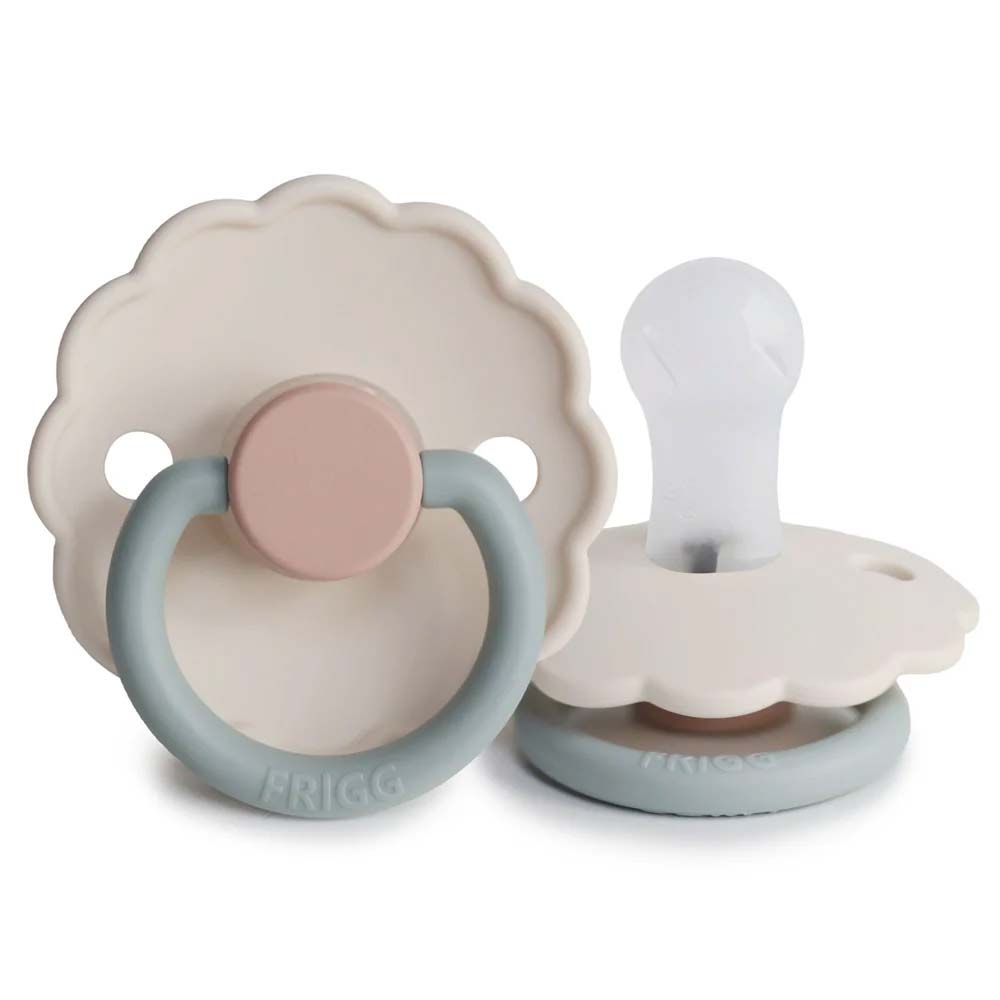 FRIGG Round Pacifier - Daisy Silicone Size 1